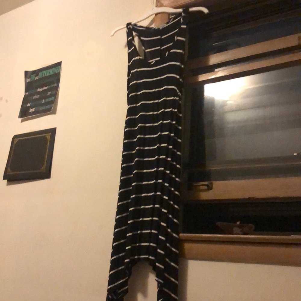 Basic stripped summer dress